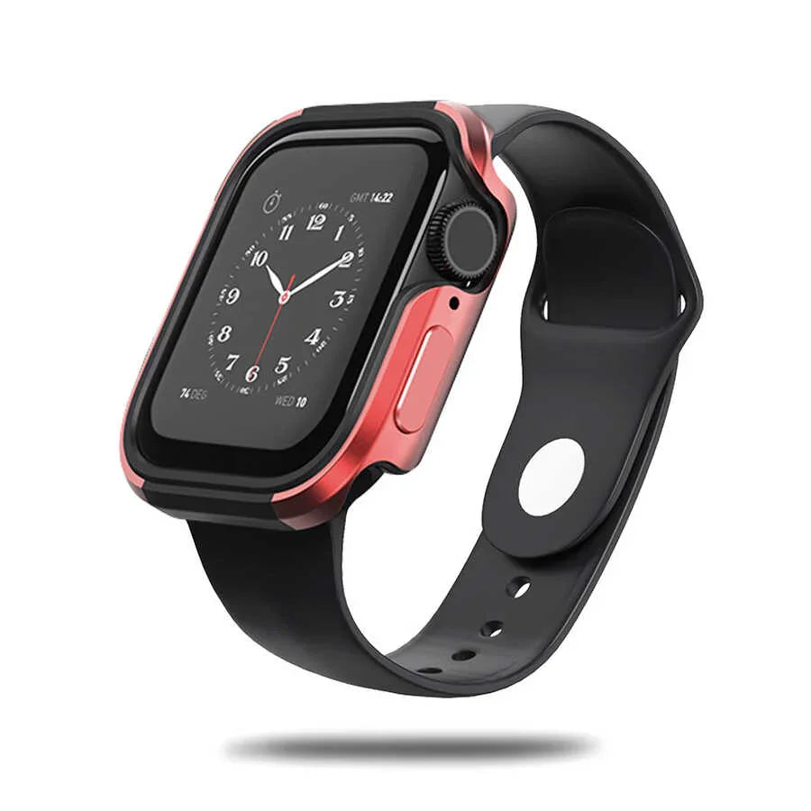Wiwu Defense Armor Series Case For Apple Watch 44/45 Mm - Red - Tashqila Wiwu Defense Armor Series Case For Apple Watch 44/45 Mm - Red - Tashqila